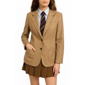 Vintage Jones New York Haberdashery Camel Wool Blazer
